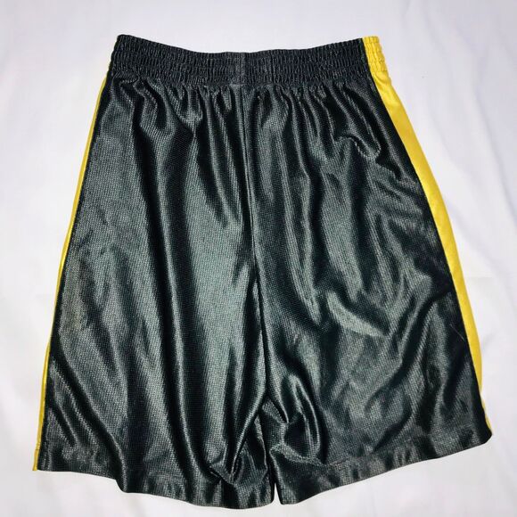 Nike Vintage Rare Dazzle Basketball Shorts Gray Gold Yellow Silky Satin Soft Med - Picture 11 of 12